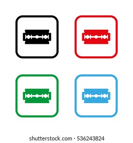 Blade razor  - color vector icon