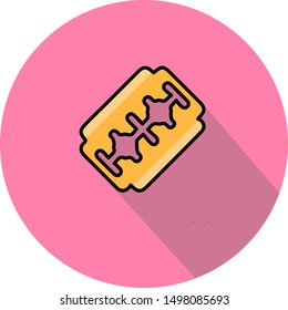 blade razor icon. vector graphics