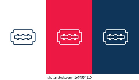 Blade razor icon for web and mobile