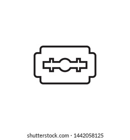 Blade razor line icon for web and mobile