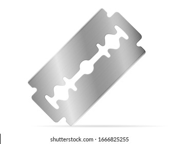 Blade razor on a white background. Vector illustration.