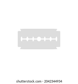 Blade razor vector illustration. Razor blade on white background. Vector graphic illustration.