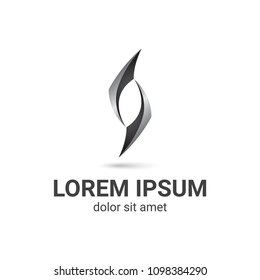 blade rhombus vector logo design template, sharp icon, propeller sign, spin symbol, vector illustration
