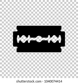blade. simple silhouette. On transparent background.