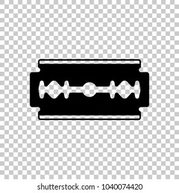 blade. simple silhouette. On transparent background.