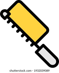 blade vector colour line icon
