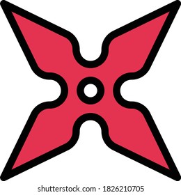 blade vector flat color icon 