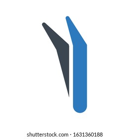 blade vector glyph color icon 