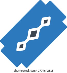 blade vector glyph color icon 