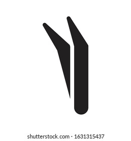 blade vector glyph flat icon