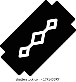 blade vector glyph flat icon 