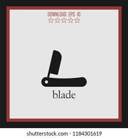 blade vector icon