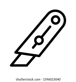 blade vector thin line icon 