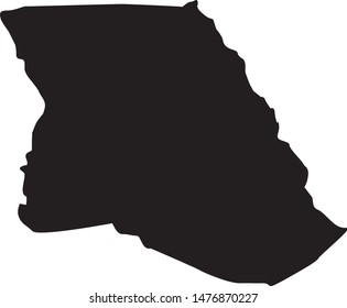 Bladen County map in the State of North Carolina