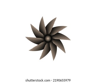 blades of circular saw, vector illustration