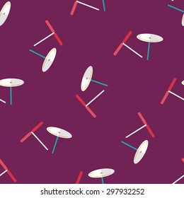 blades propeller toy flat icon seamless pattern background