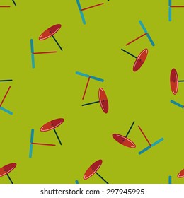 blades propeller toy flat icon seamless pattern background