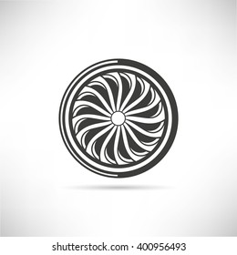 blades of turbine, jet engine
