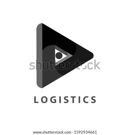 Blak Arrow Logo Icon Design Template