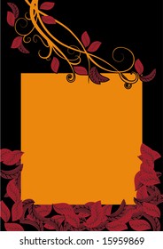 blake autumn vector frame