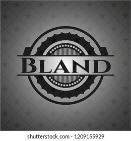 Bland retro style black emblem