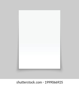 Blank a4 paper template. Brochure mockup cover