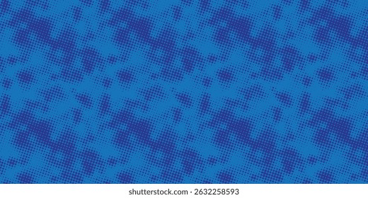 blank abstract blue grunge with halftones background for banner and cover