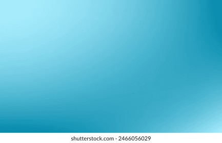 Blank abstract bright background design template. Modern light blue gradient texture illustration for banner, room, decoration, studio, flier, advertisement, paper, surface, display, idea, backdrop