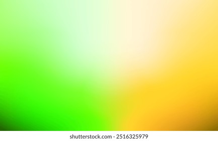 Plantilla de diseño de fondo brillante abstracto en blanco. Ilustración moderna de textura de gradiente verde y amarillo para exhibición, decoración, estudio, volante, anuncio, papel, superficie, encabezado, saludo