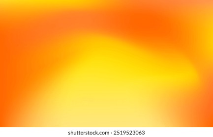 Blank abstract bright background design template. Modern yellow and orange gradient texture illustration for banner, room, decoration, studio, flier, advertising, paper, surface, header, greeting