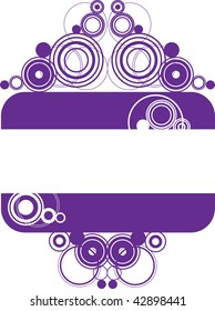 blank with abstract design