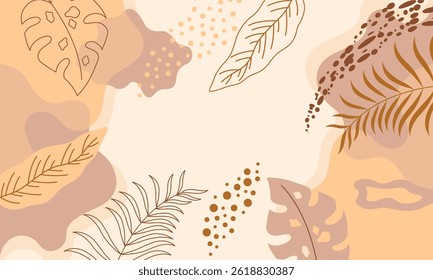 Blank abstract pastel background design