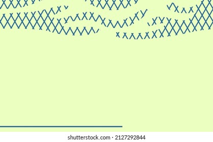 Blank abstract vector background with blue diamond pattern within curvy or wavy shapes. Suitable for presentation, backdrop, business card template, and book cover.