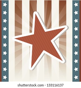 blank american background with stars. vector illustration