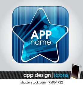 blank app icon for mobile devices