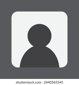 Blank avatar photo placeholder icon. Vector illustration.	
