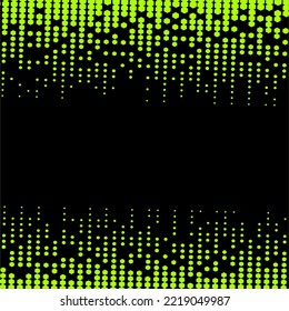 blank background black and green halftone