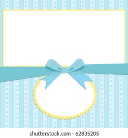 Blank background for greetings card, postcard or photo frame (EPS10)