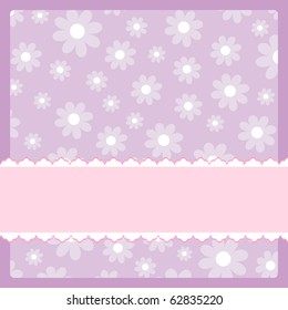 Blank background for greetings card, postcard or photo frame (EPS10)