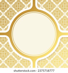 Blank background of luxurious gold ornaments