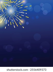 Blank background of new year celebration fireworks