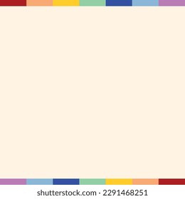 Blank Background with Rainbow Color. Pride Seamless Pattern. Graphic for Decoration, Wallpaper, Wrapping Paper, Book Cover, Note, Presentation, Template, Poster, Letter. Vector Illustration V10