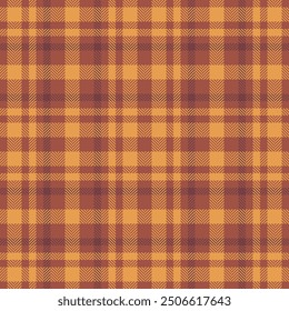 Blank background vector plaid, harmony tartan seamless textile. Continuity texture pattern fabric check in red and orange colors palette.