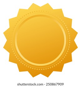 Blank badge