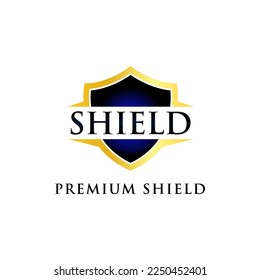 Blank Badge Shield Crest Label Armor Luxury Gold Design Element Template for logo background Card Invitations Decoration Element 