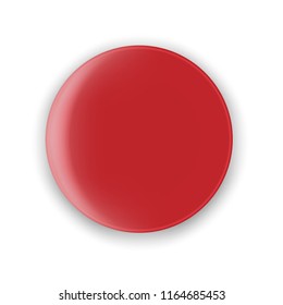 Blank badge. vector realistic illustration