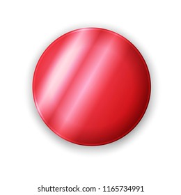 Blank badge. vector realistic illustration