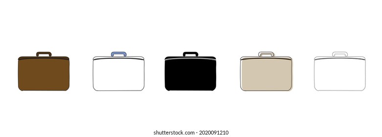 blank bag vector type icon