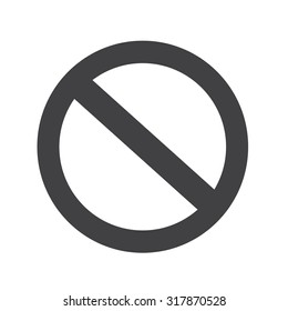 blank ban Symbol icon