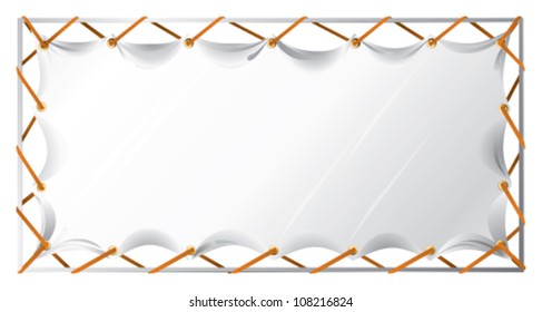 blank banner